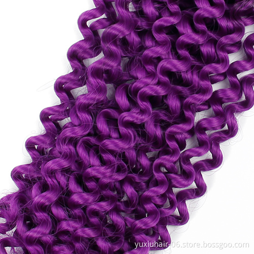 Ombre braids Twist hair Afro Kinky Curly 14Inch Long Bohemian Crochet Braids Synthetic Braiding Hair Extension for Women